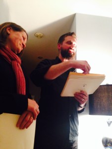 Preparing for The Toast to the Lassies 