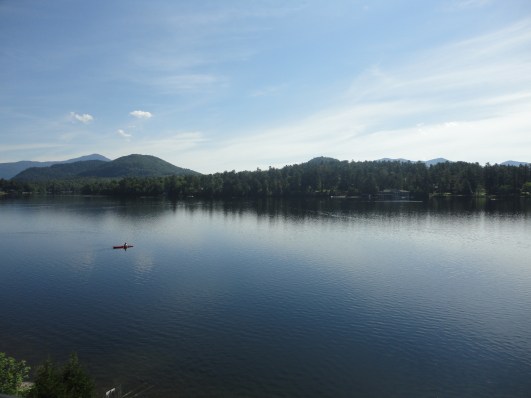 Mirror Lake, the view from the cafe. 