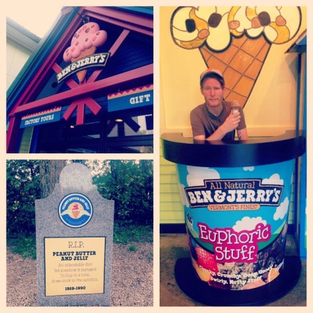 Ben & Jerry's collage